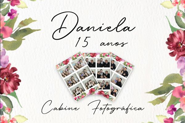 Cabine Fotográfica Daniela 15 Anos